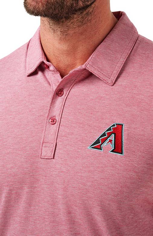 TravisMathew Men's Arizona Diamondbacks Red Zinna Polo 3 TravisMathew Men's Arizona Diamondbacks Red Zinna Polo