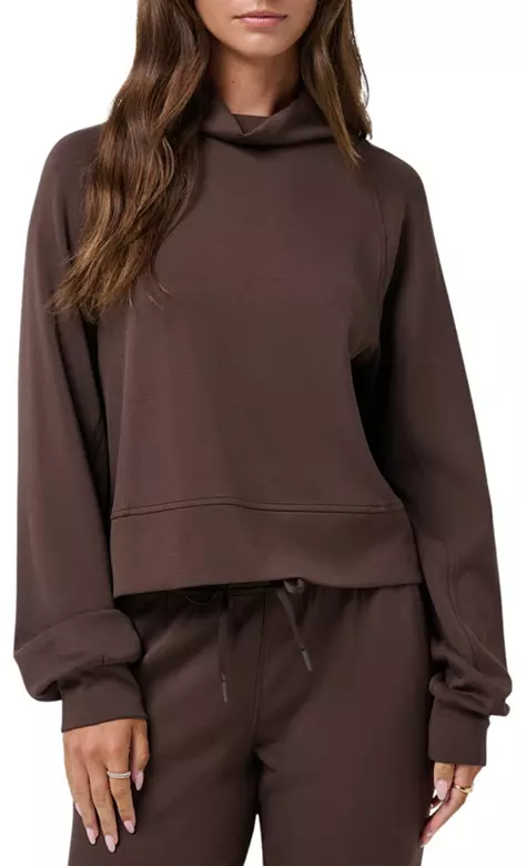 TravisMathew Women's Skyloft Soft Funnel Neck Golf Pullover 1 TravisMathew Women's Skyloft Soft Funnel Neck Golf Pullover