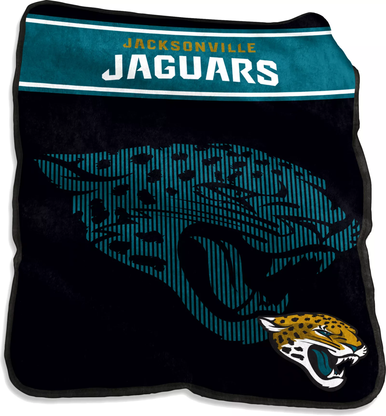 Logo Brands Jacksonville Jaguars Raschel Throw Blanket 1 Logo Brands Jacksonville Jaguars Raschel Throw Blanket