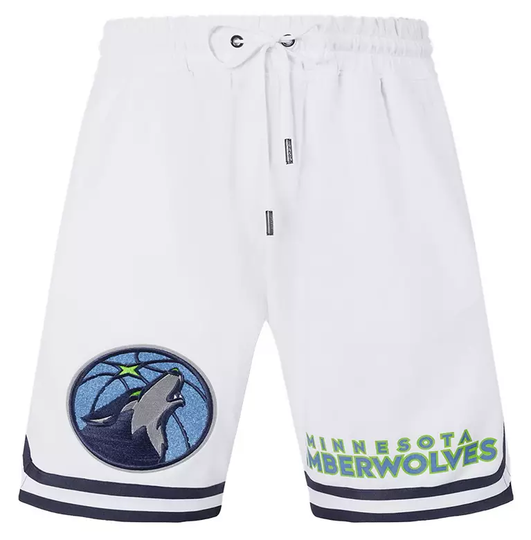 Pro Standard Men's Minnesota Timberwolves White Classic Chenille Shorts