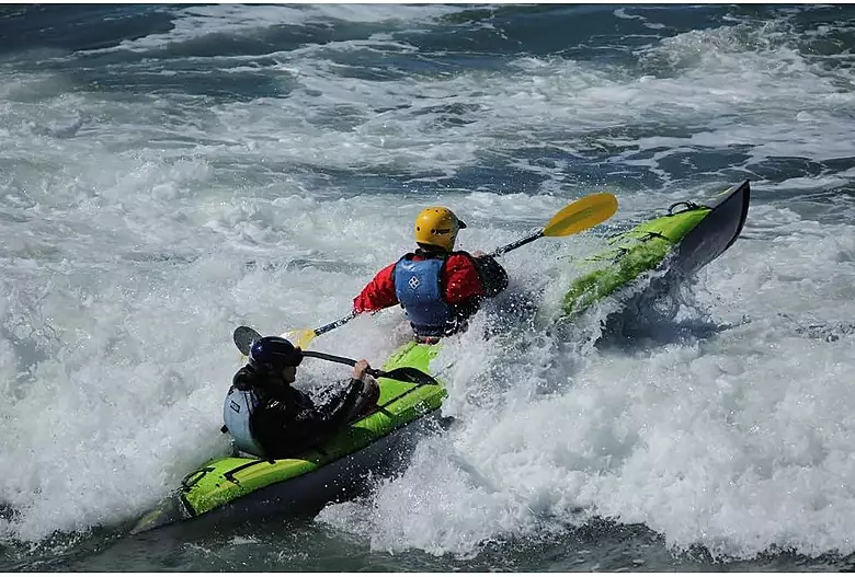 Advanced Elements AdvancedFrame Convertible Inflatable Kayak with Pump