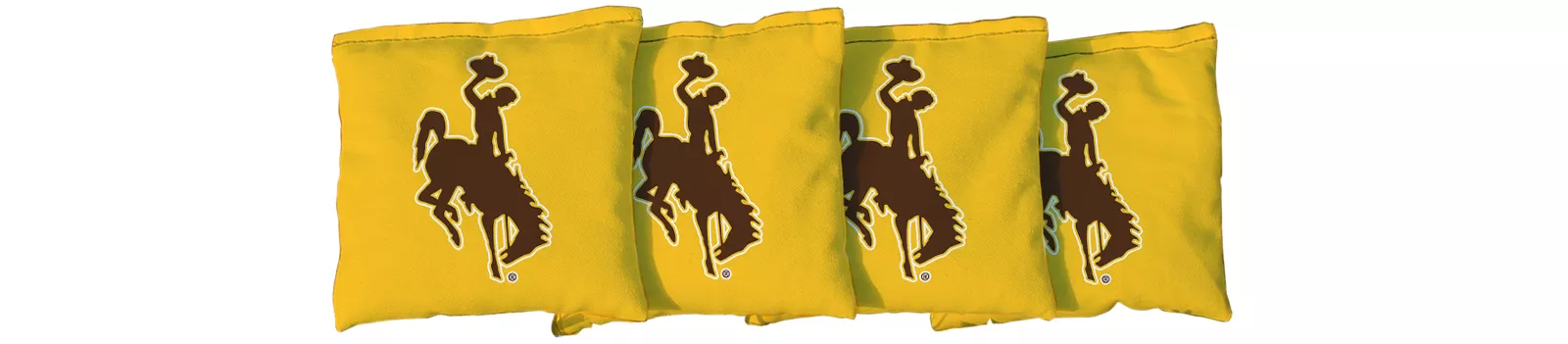 Victory Tailgate Wyoming Cowboys Yellow Cornhole Bean Bags 1 Victory Tailgate Wyoming Cowboys Yellow Cornhole Bean Bags