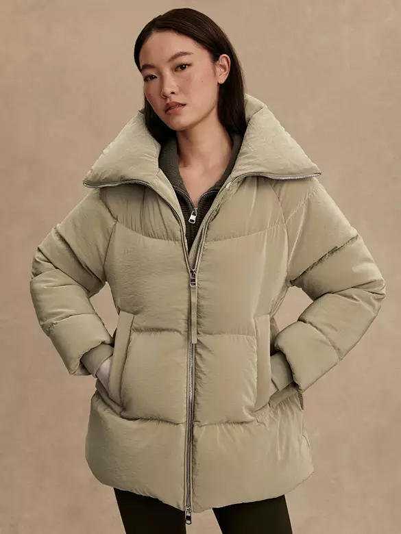 Varley Women's Valencia Down Puffer Coat Jacket 1 Varley Women's Valencia Down Puffer Coat Jacket