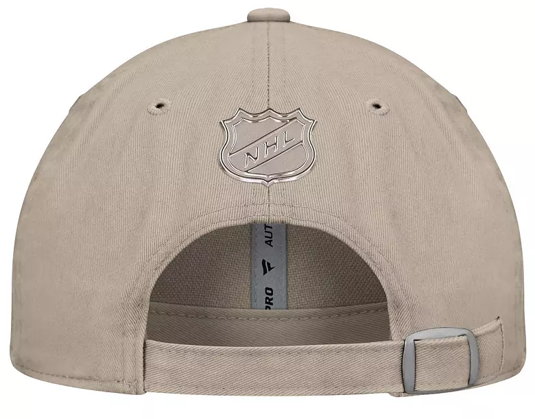 NHL Men's Tampa Bay Lightning Cream Unstructured Adjustable Hat 2 NHL Men's Tampa Bay Lightning Cream Unstructured Adjustable Hat